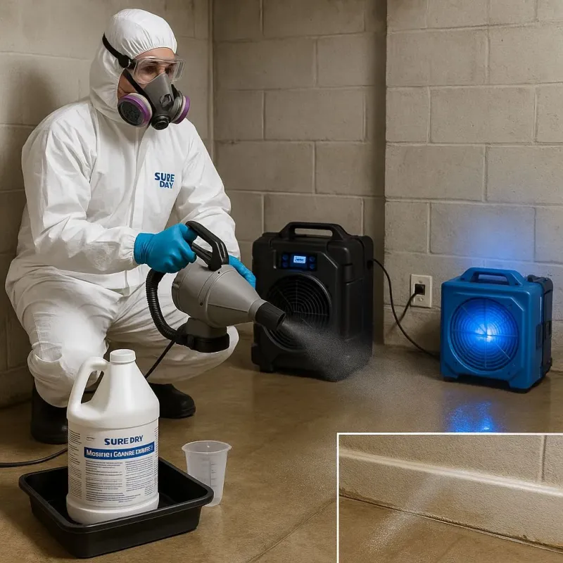 Sanitization and Odor Removal process in Fair Oaks, GA